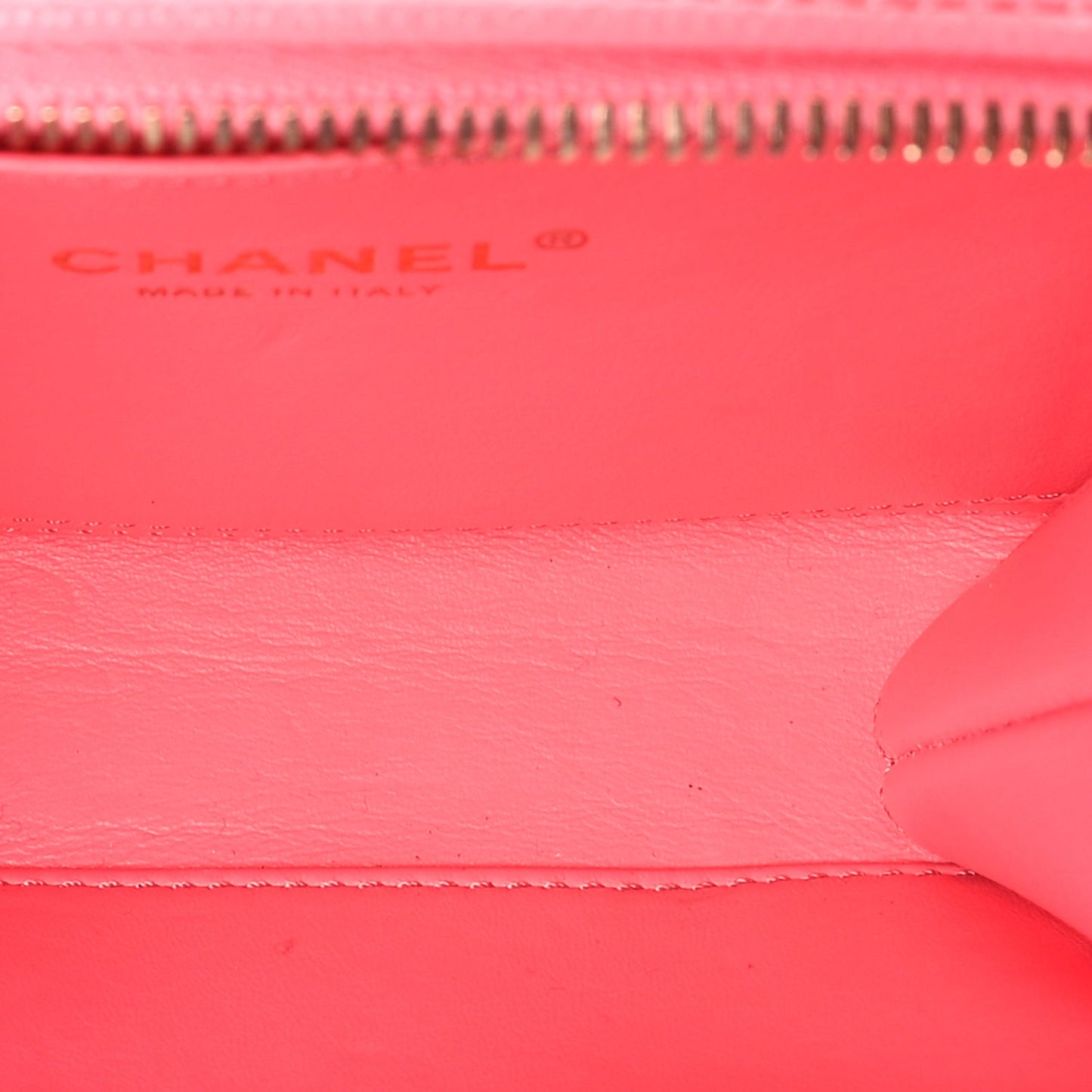 Chanel Caviar Quilted Pick Me Up Mini Vanity Case  Pink