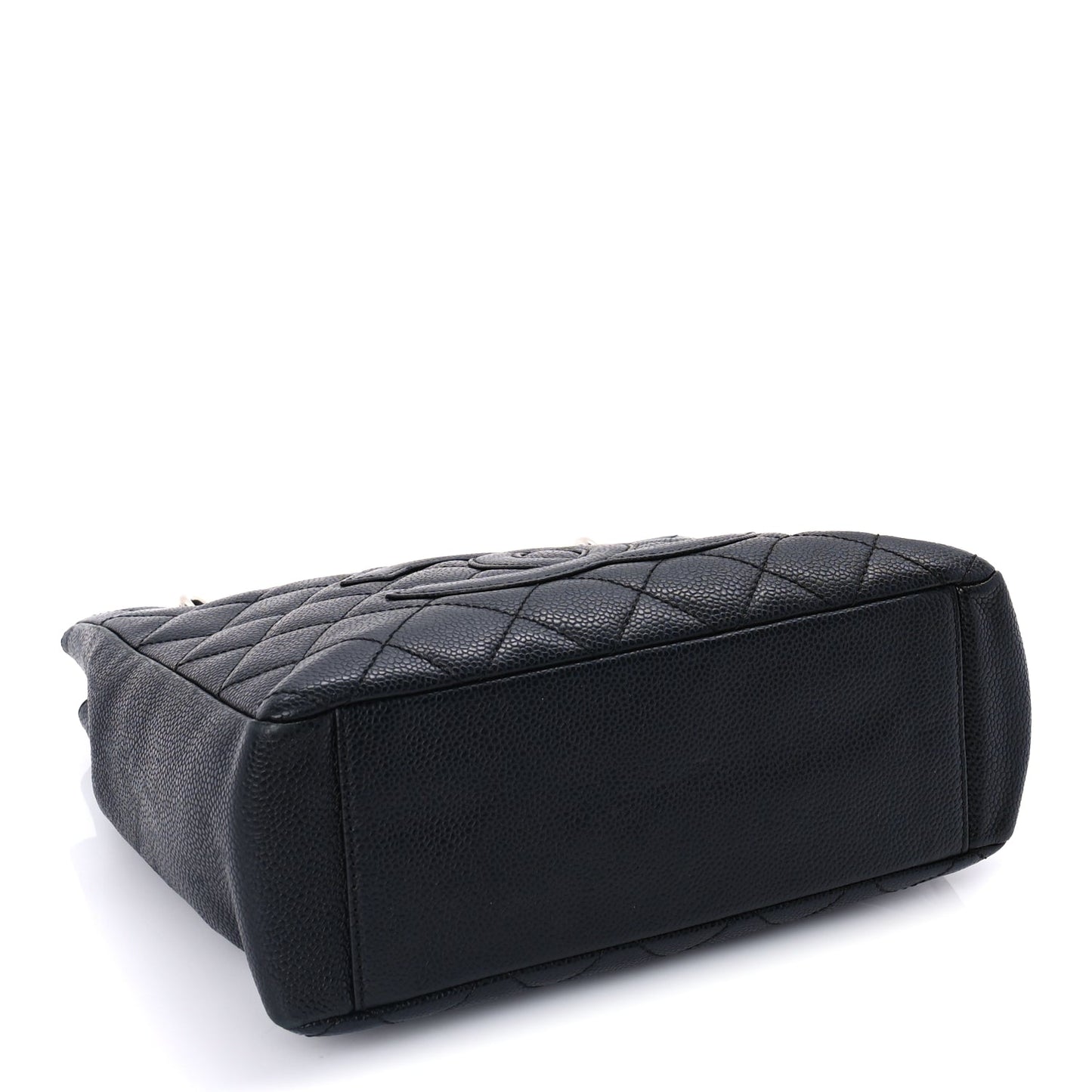 Chanel Caviar Quilted Petit Shopping Tote PST Black