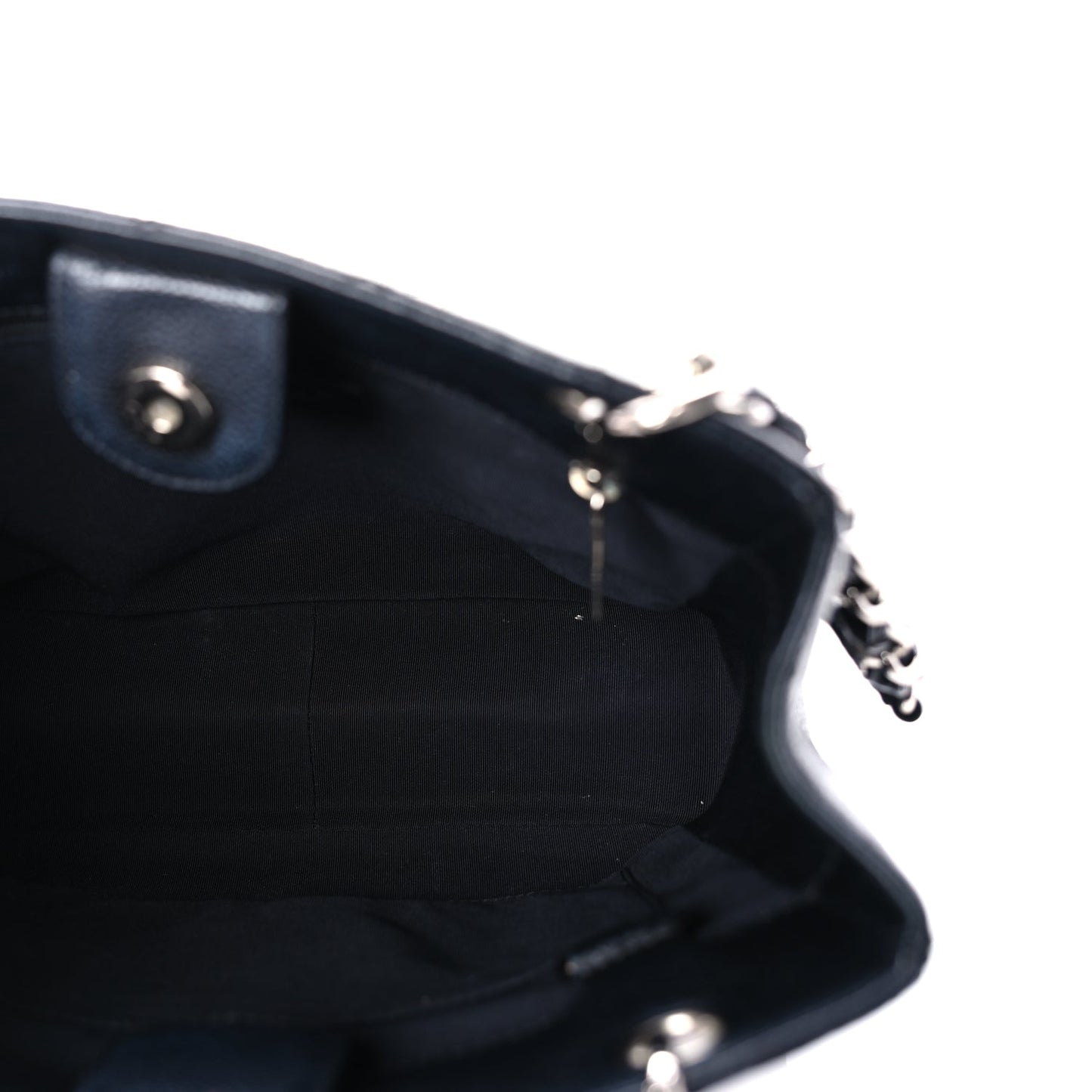 Chanel Caviar Quilted Petit Shopping Tote PST Black
