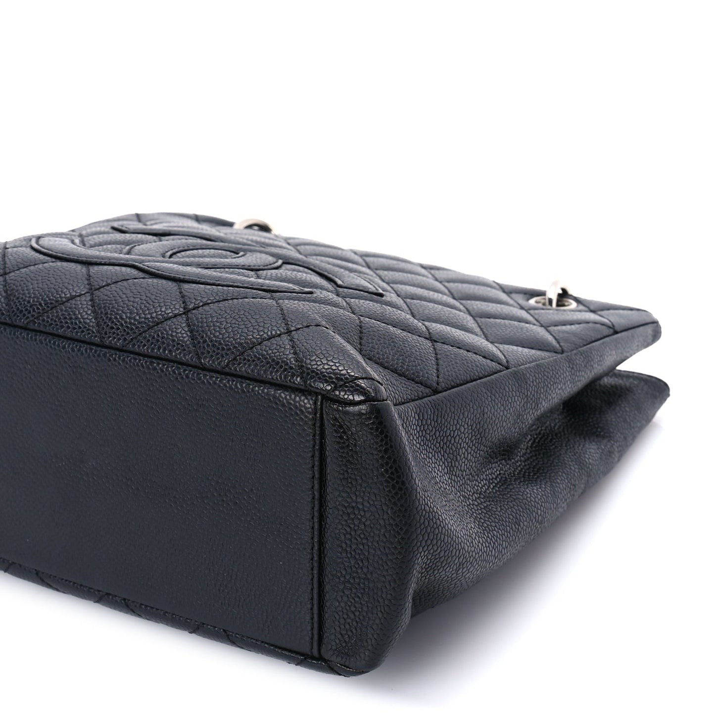 Chanel Caviar Quilted Petit Shopping Tote PST Black