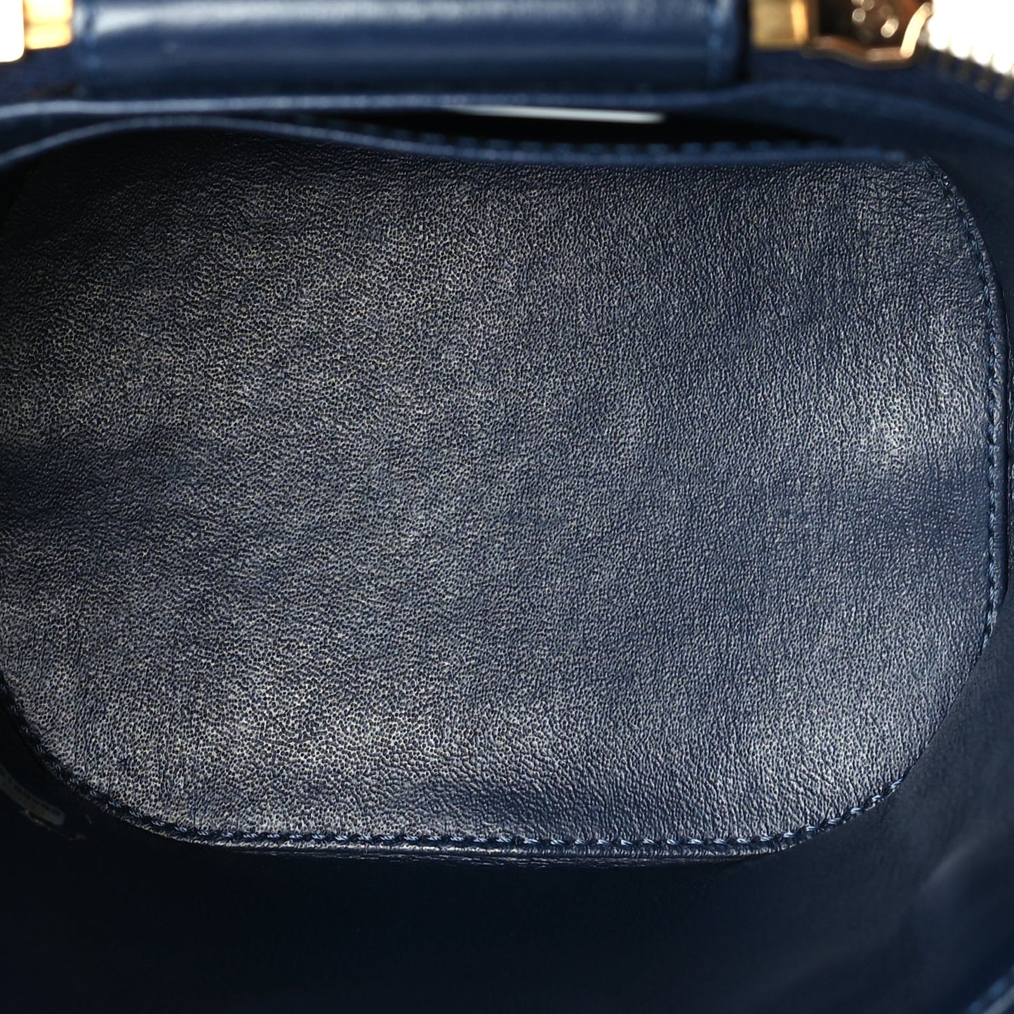 Chanel Lambskin Quilted Trendy Vanity Case Blue