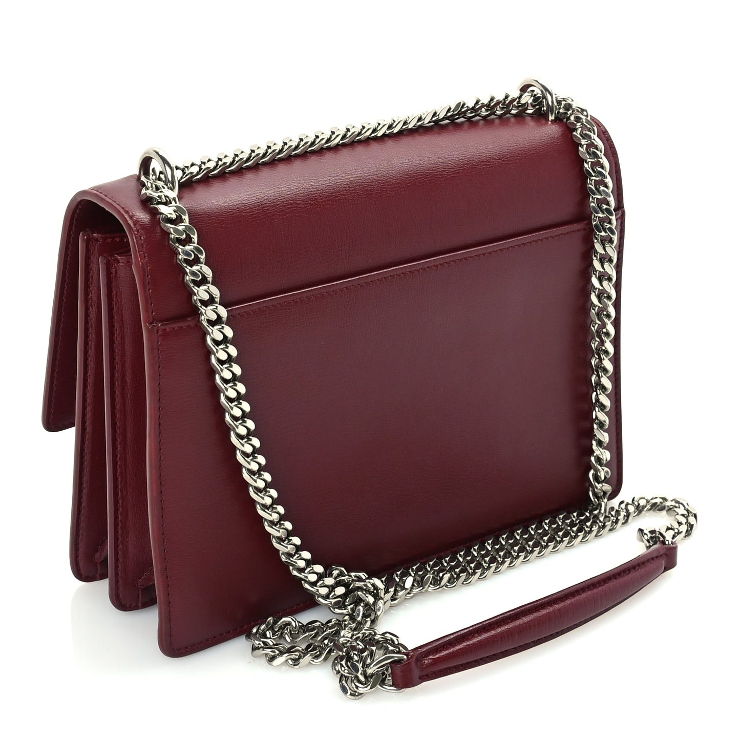 Saint Laurent Calfskin Medium Monogram Sunset Palissandre