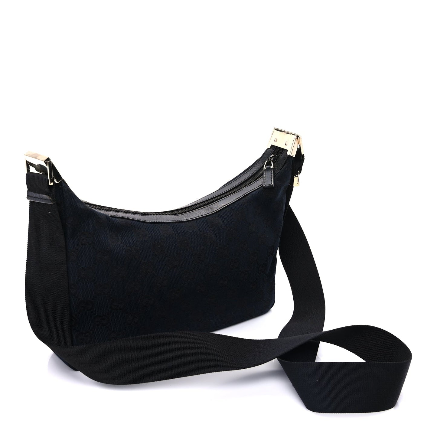 Gucci Monogram Small Hobo Black