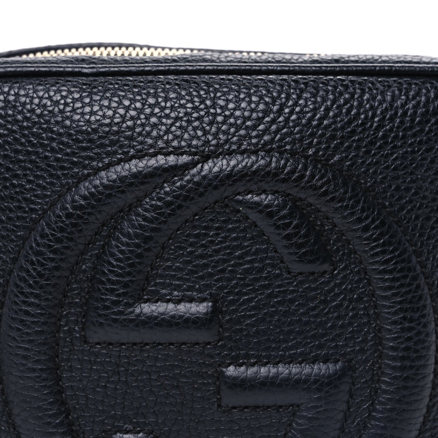 Gucci Pebbled Calfskin Small Soho Disco Bag Black