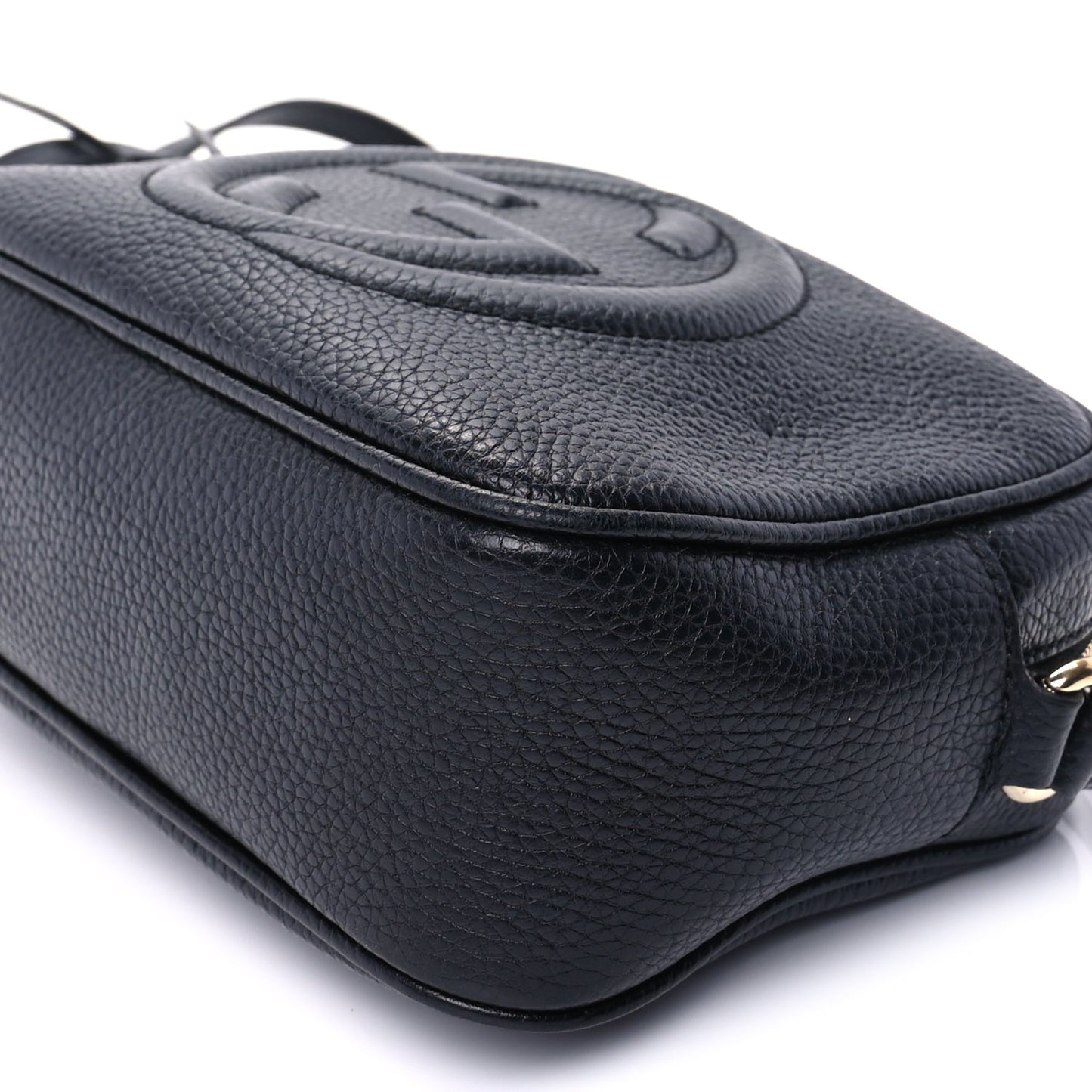 Gucci Pebbled Calfskin Small Soho Disco Bag Black