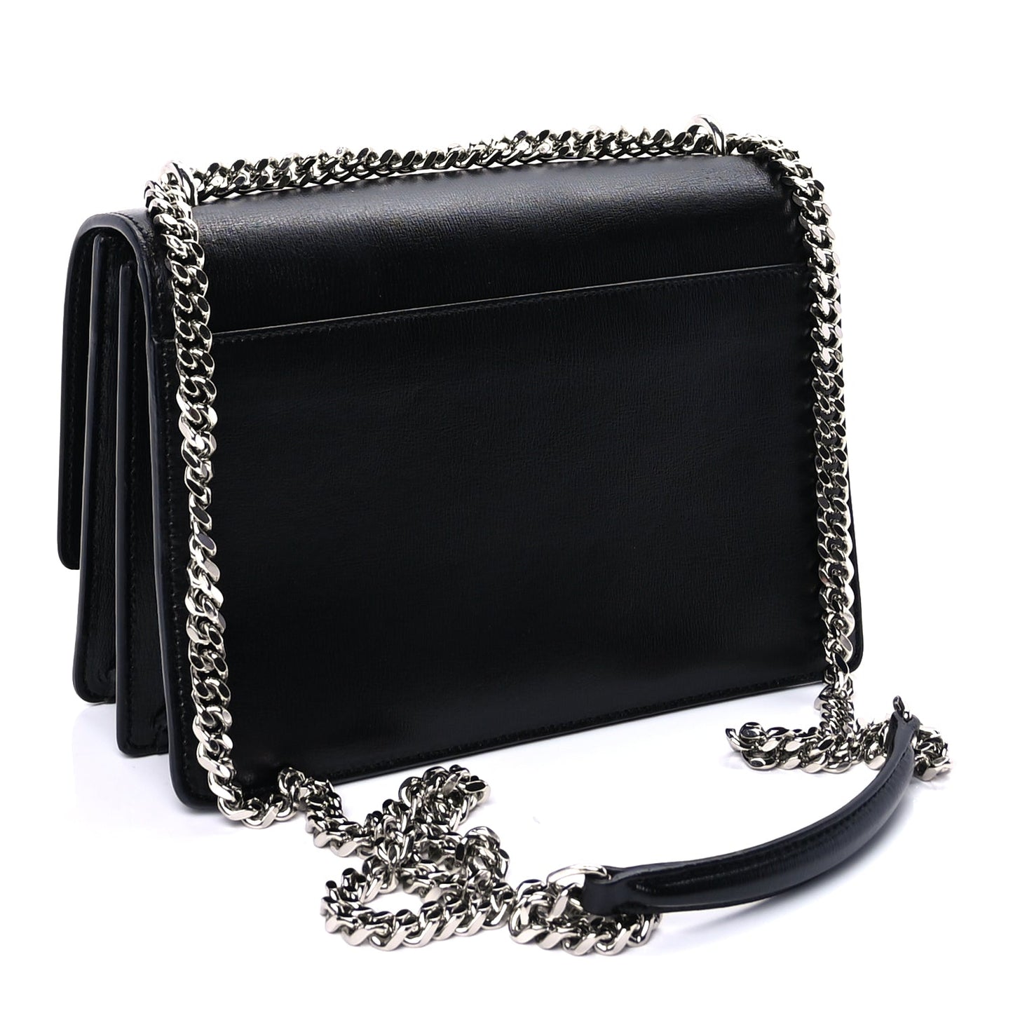 Saint Laurent Calfskin Medium Monogram Sunset Black