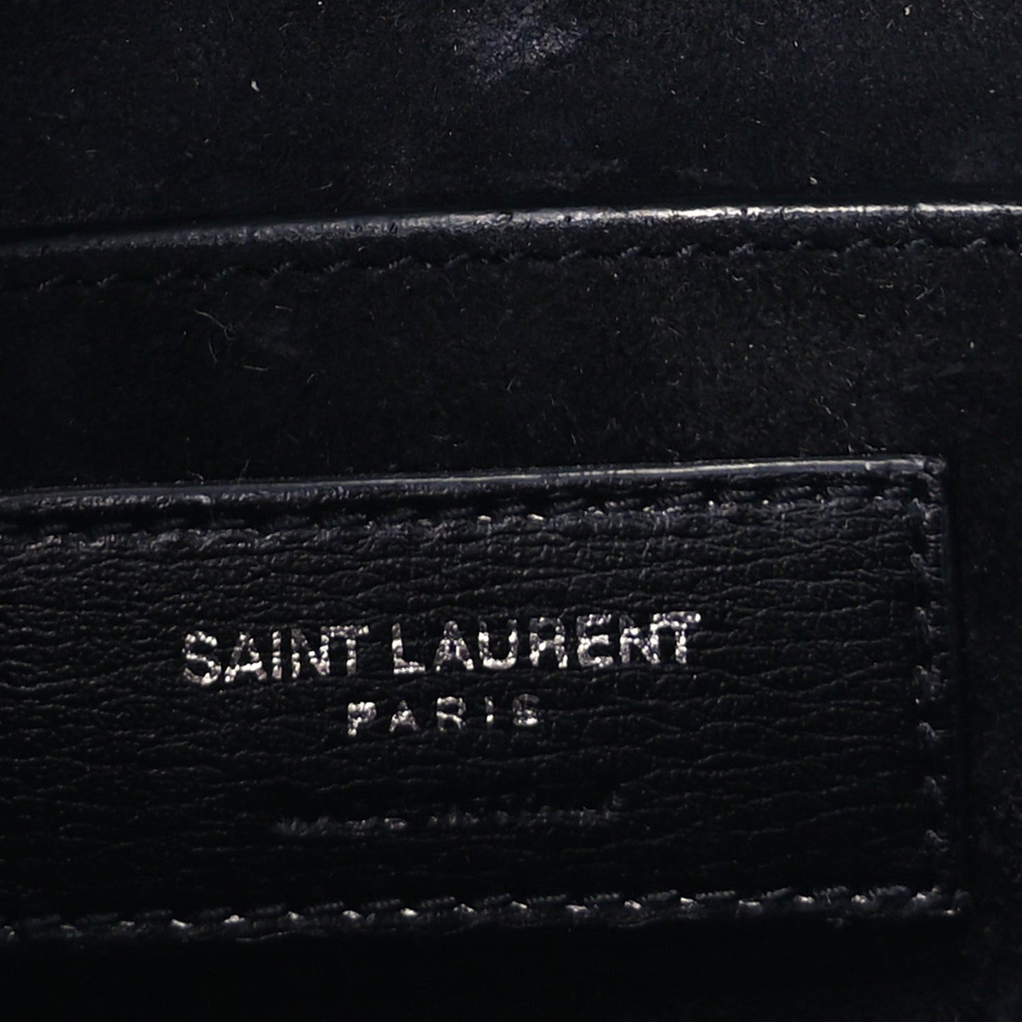 Saint Laurent Calfskin Medium Monogram Sunset Black