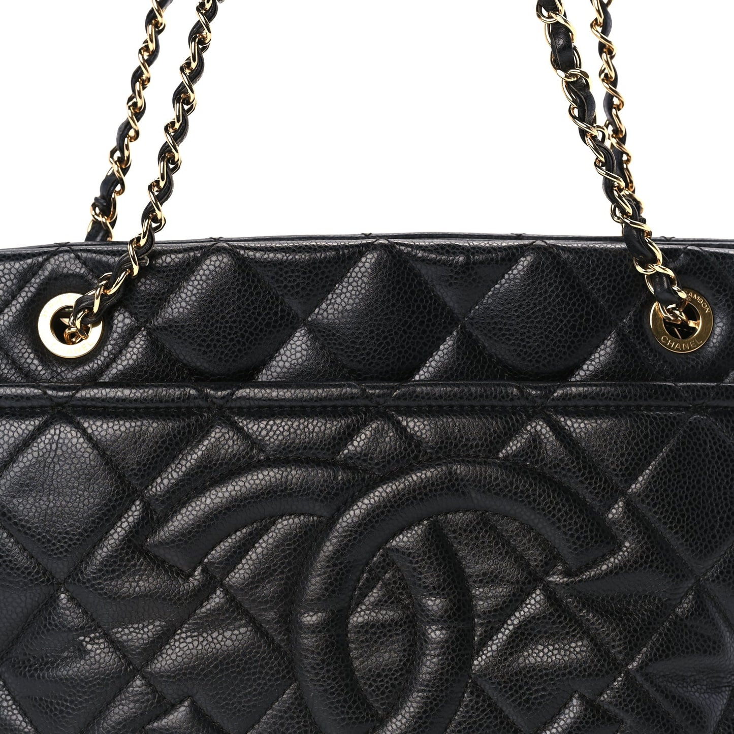 Chanel Caviar Quilted Timeless CC Soft Tote Black