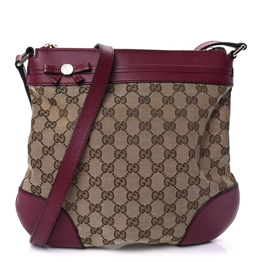 Gucci Monogram Mayfair Messenger  Cherry