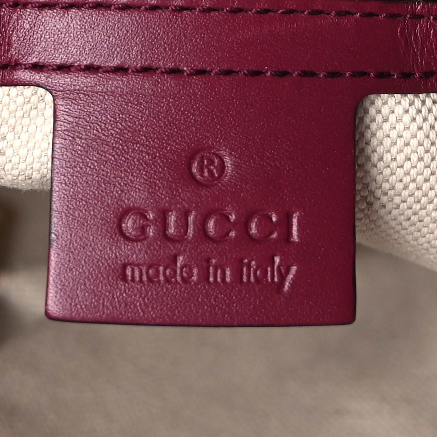 Gucci Monogram Mayfair Messenger  Cherry