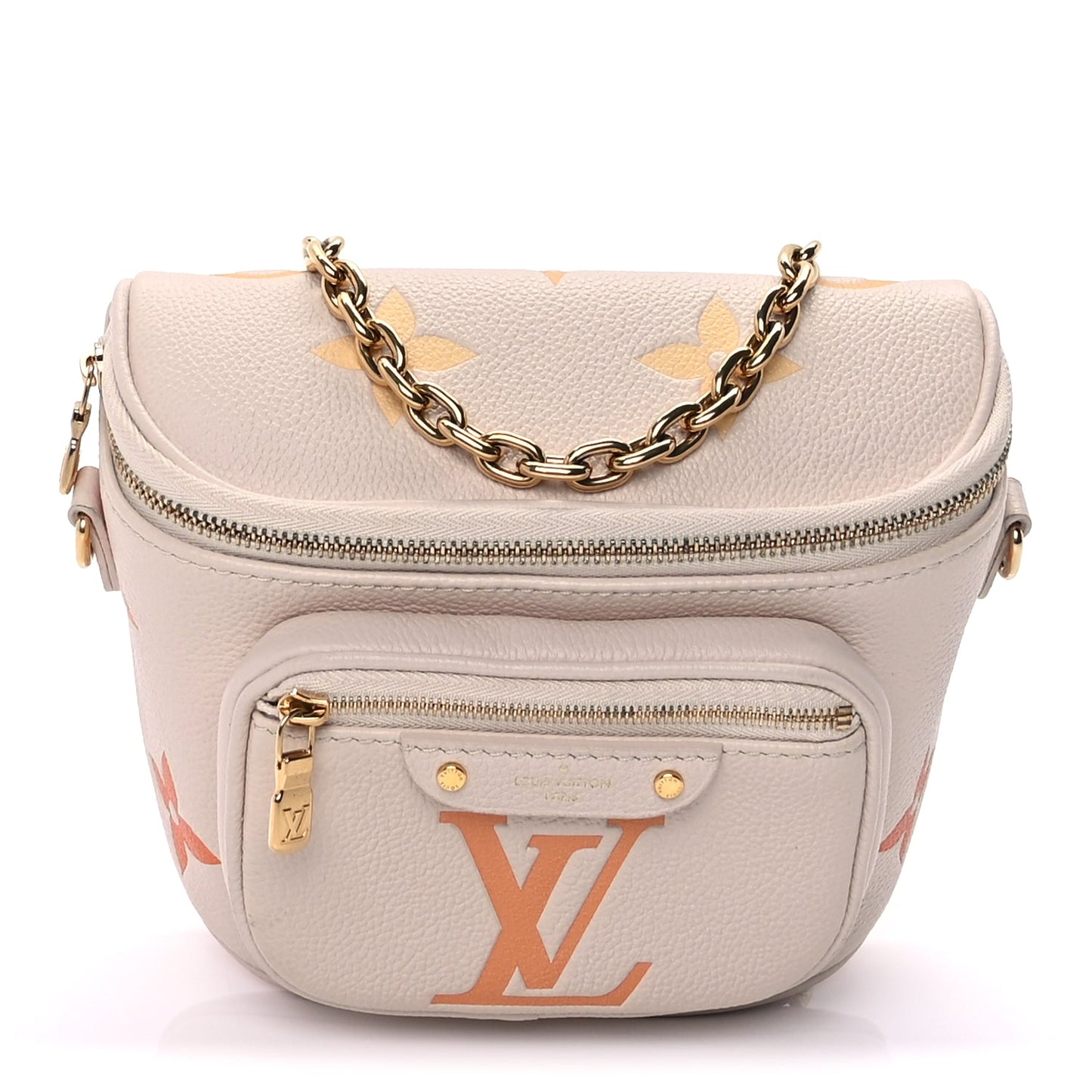 Louis Vuitton Empreinte Monogram Giant Mini By The Pool Bumbag  Cream Saffron