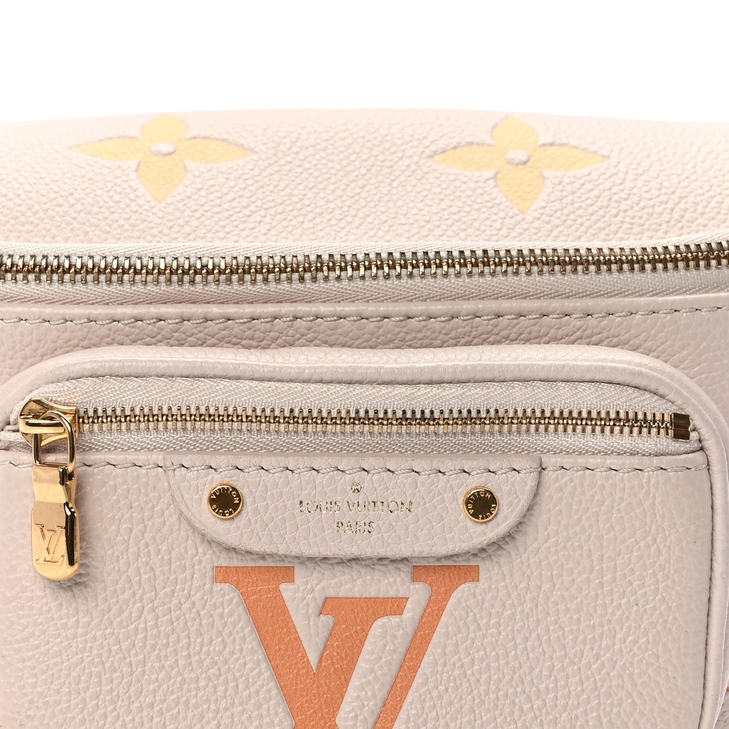 Louis Vuitton Empreinte Monogram Giant Mini By The Pool Bumbag  Cream Saffron