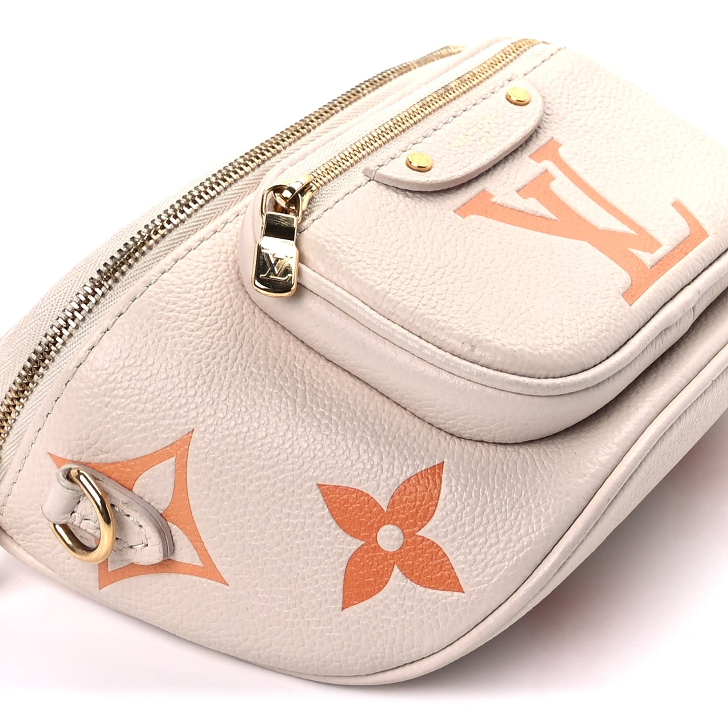 Louis Vuitton Empreinte Monogram Giant Mini By The Pool Bumbag  Cream Saffron