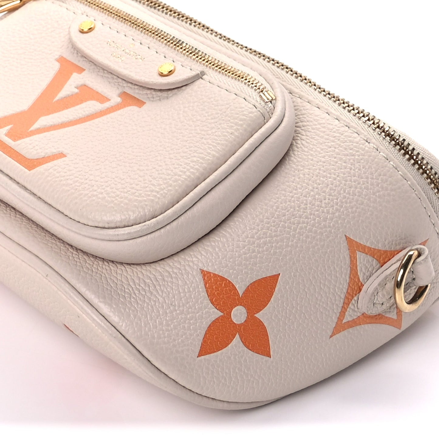 Louis Vuitton Empreinte Monogram Giant Mini By The Pool Bumbag  Cream Saffron