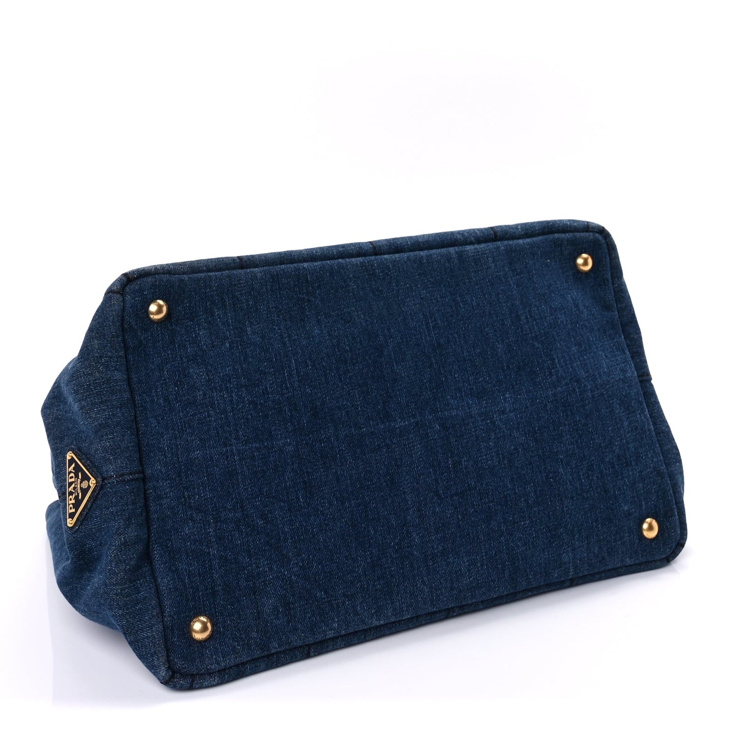Prada Denim Canapa Logo Tote  Avio