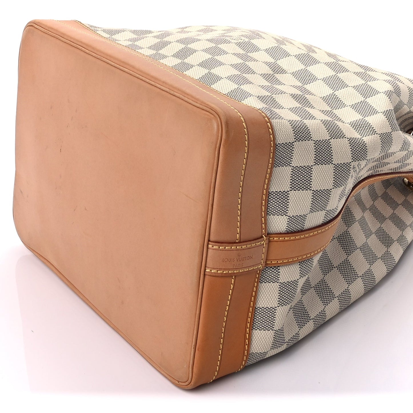 Louis Vuitton Damier Azur Noe White