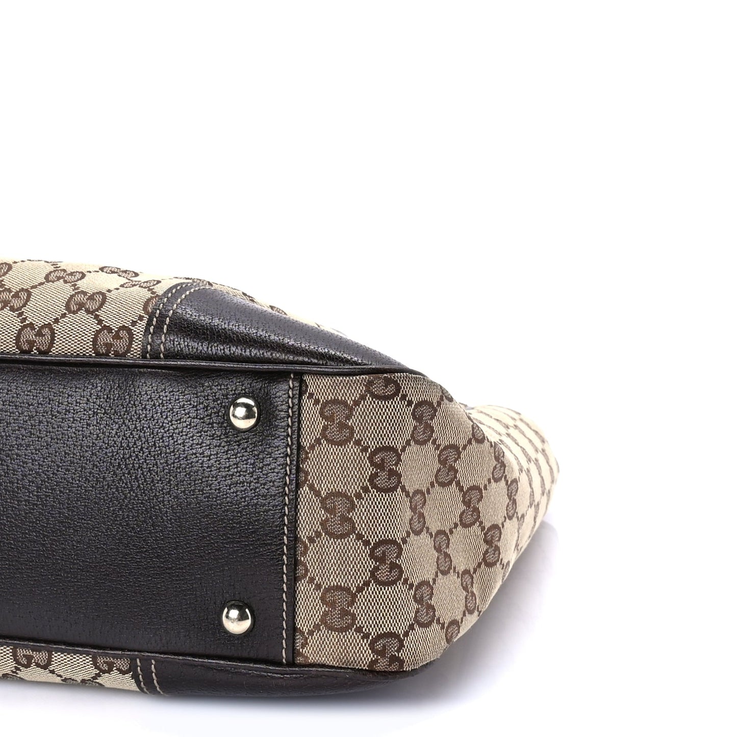 Gucci Monogram Medium Princy Tote  Dark Brown