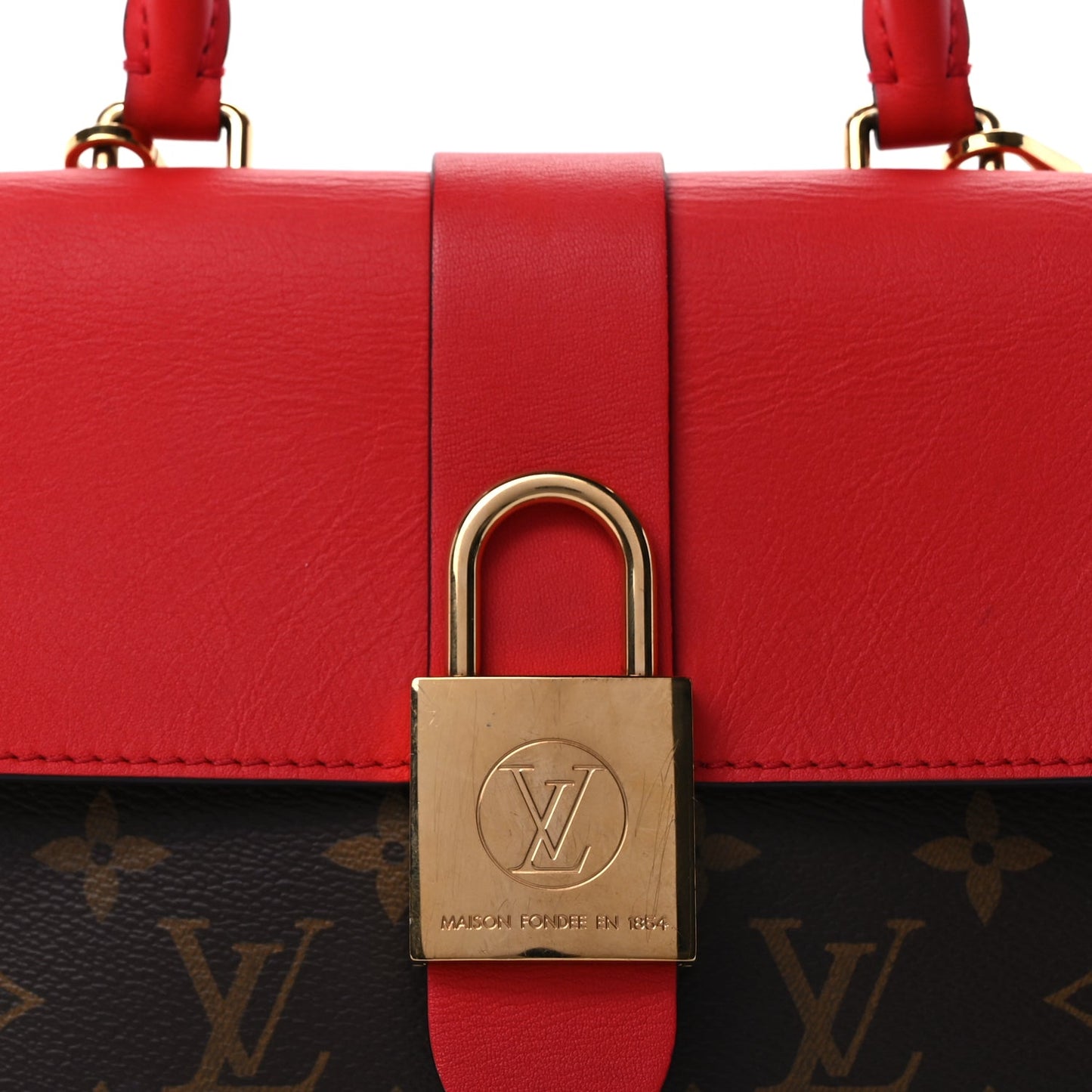 Louis Vuitton Monogram Locky BB  Coquelicot