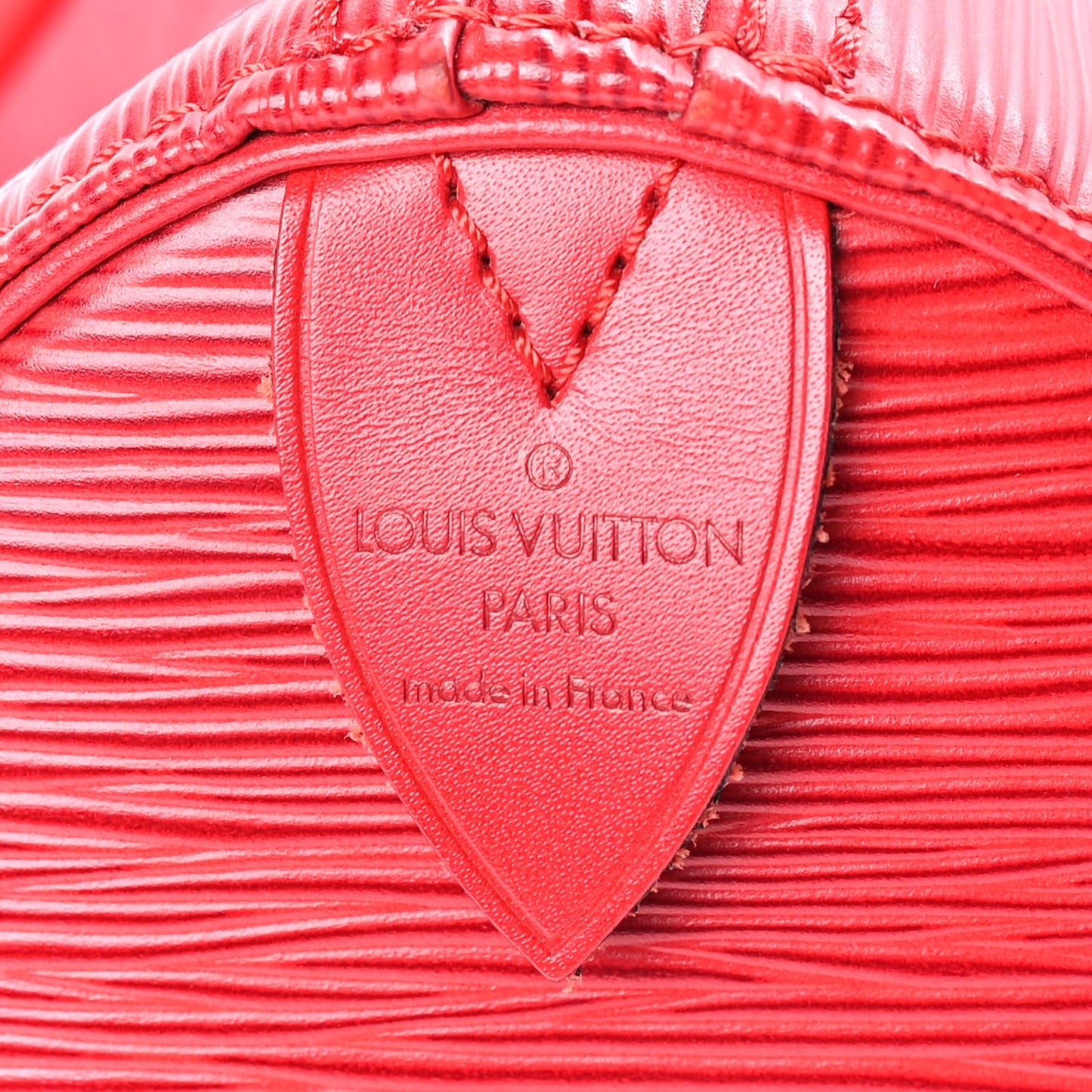 Louis Vuitton Epi Speedy 35  Castillan Red