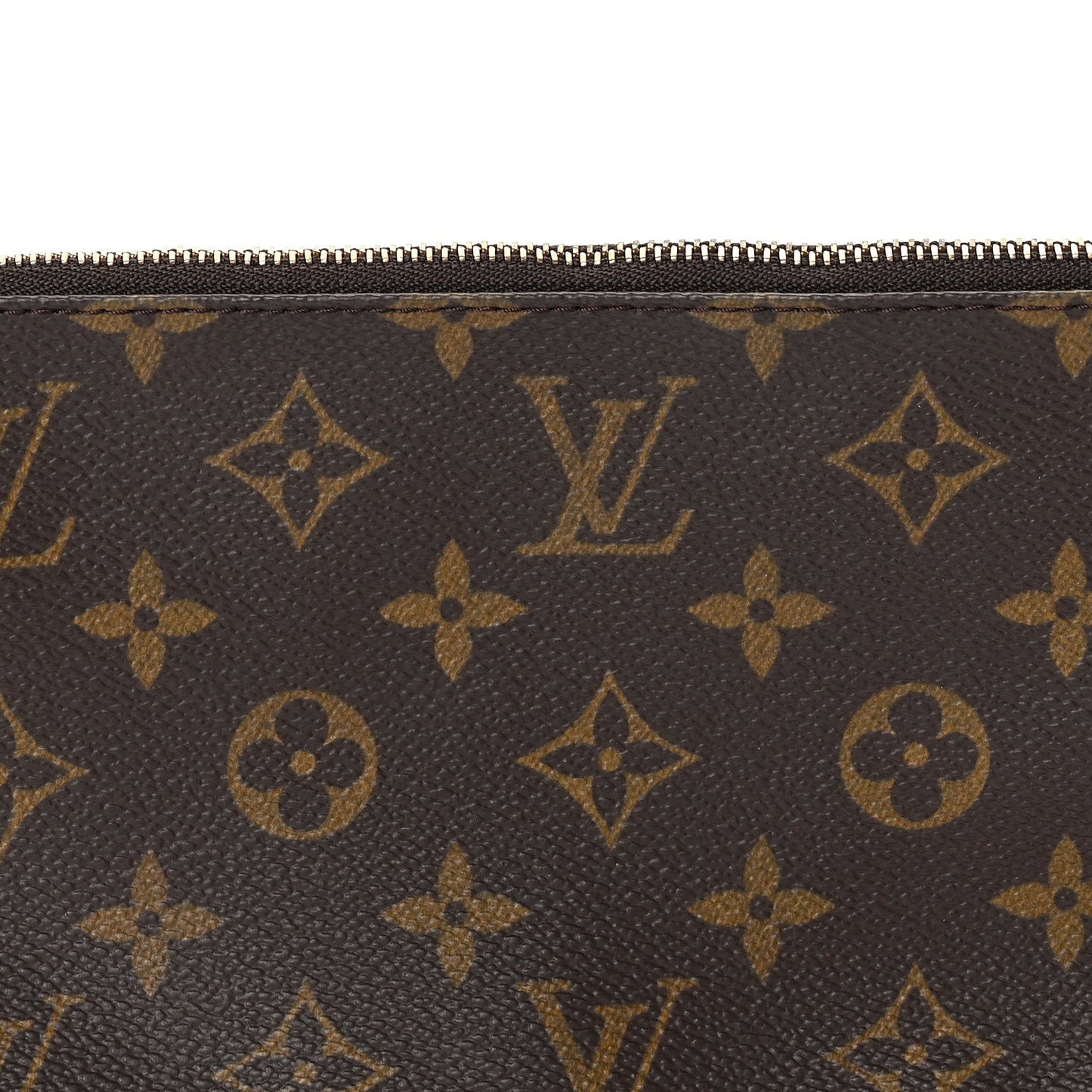 Louis Vuitton Monogram Pochette Accessories Brown