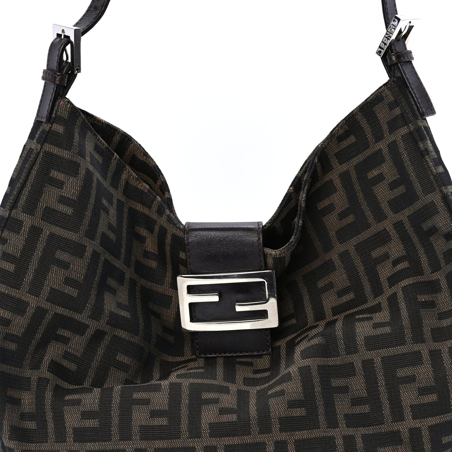 Fendi Zucca Shoulder Bag Tobacco