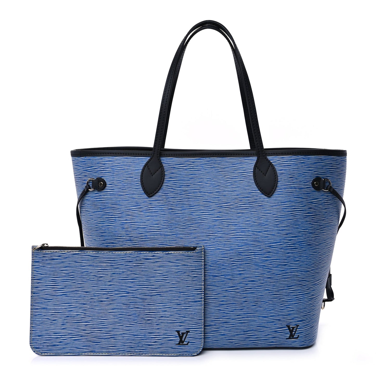 Louis Vuitton Epi Neverfull MM Denim Light