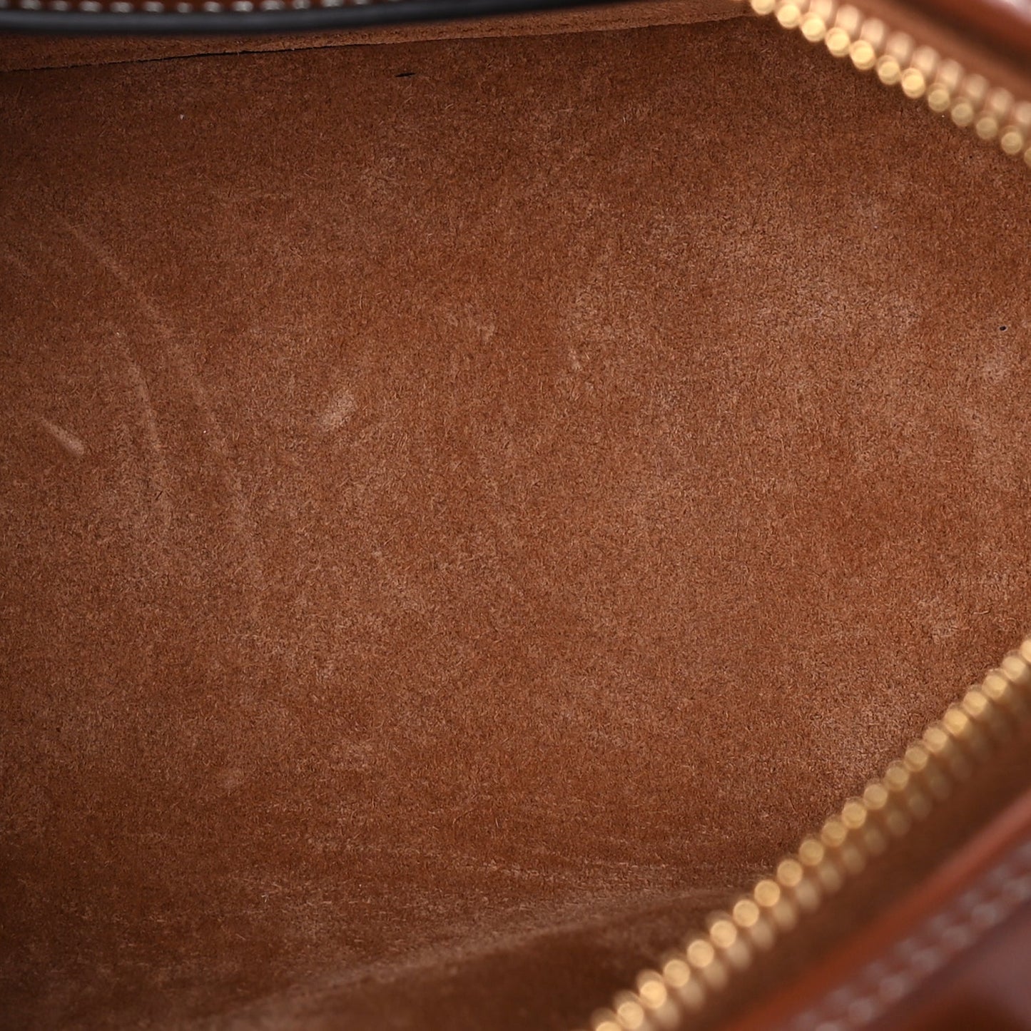 Celine Smooth Calfskin Triomphe Small Boston Bag Tan