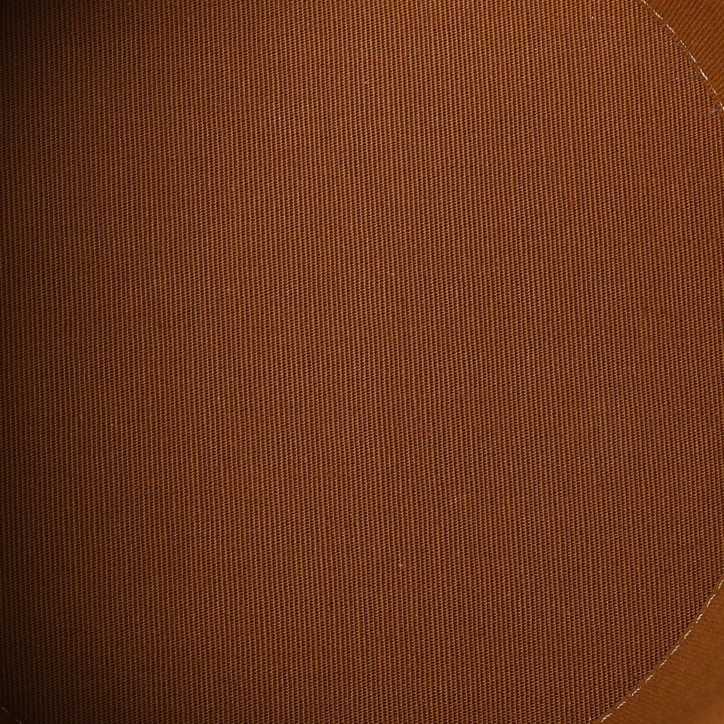 Celine Calfskin Triomphe Canvas Medium Tambour Bag Tan