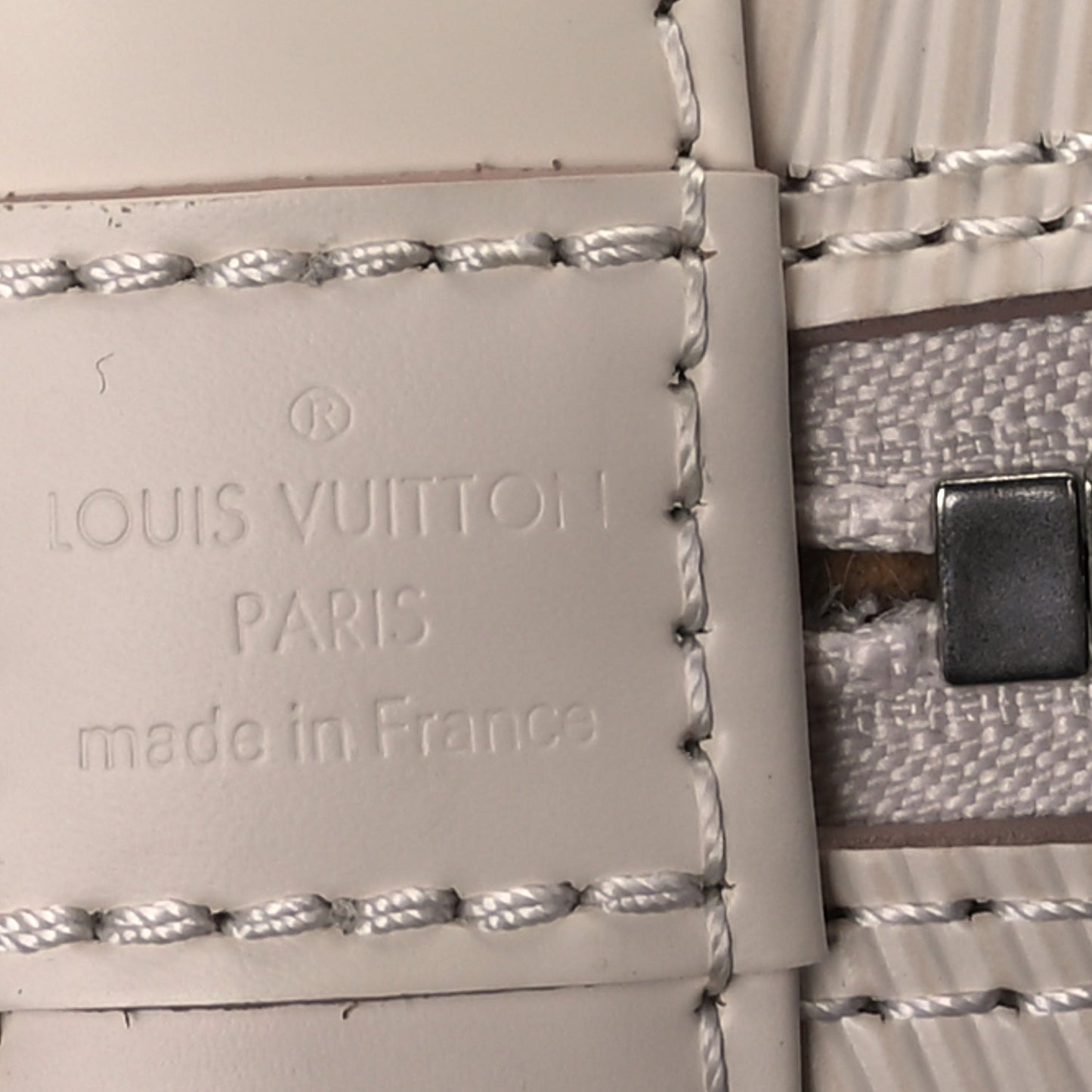 Louis Vuitton Epi Jacquard Alma BB Quartz