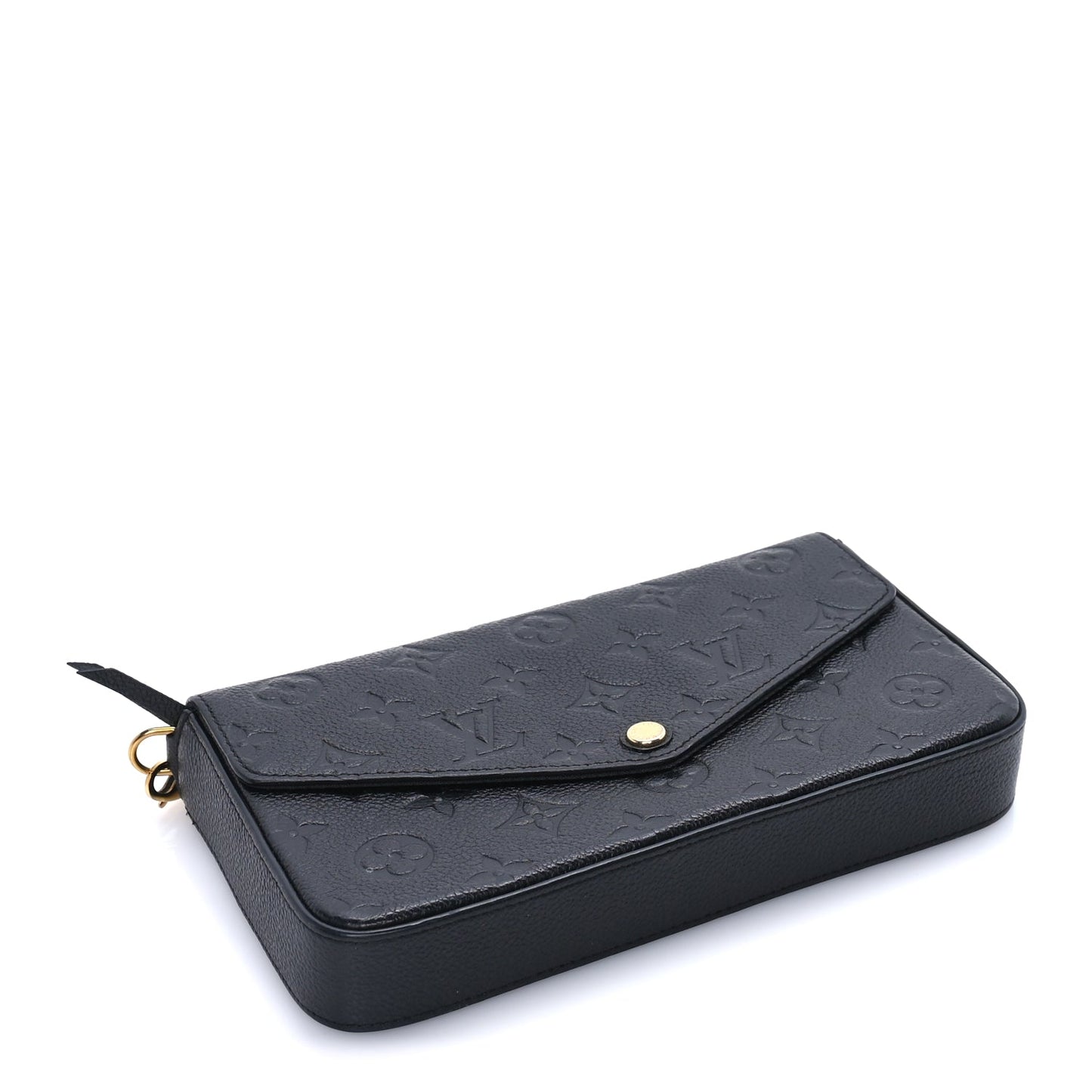 Louis Vuitton Empreinte Pochette Felicie Chain Wallet  Black
