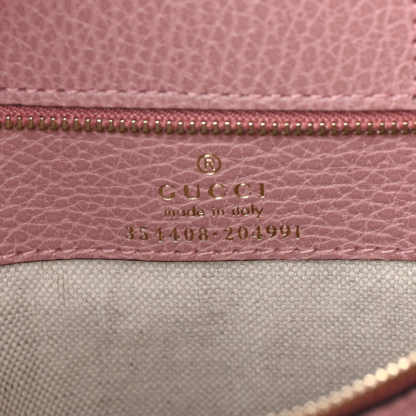 Gucci Dollar Calfskin Small Swing Tote Soft Pink Soft Pink