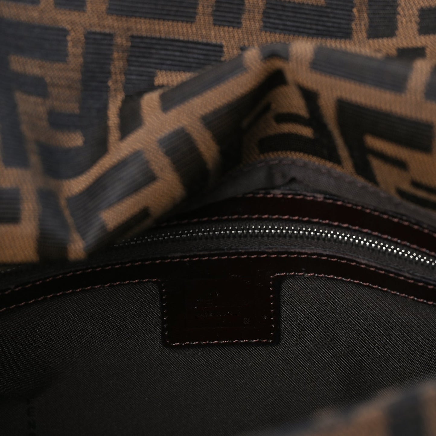 Fendi Zucca Mama Baguette  Tobacco
