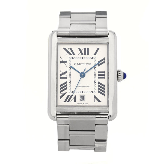 Cartier Stainless Steel 31mm Tank Solo Automatic Watch