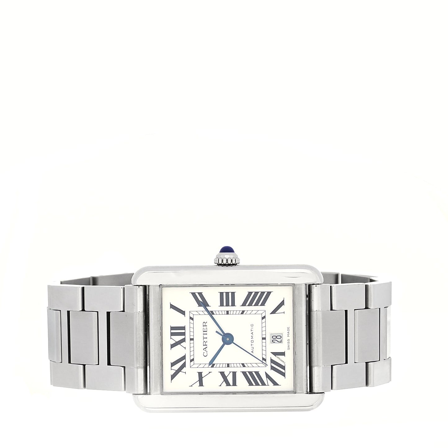 Cartier Stainless Steel 31mm Tank Solo Automatic Watch