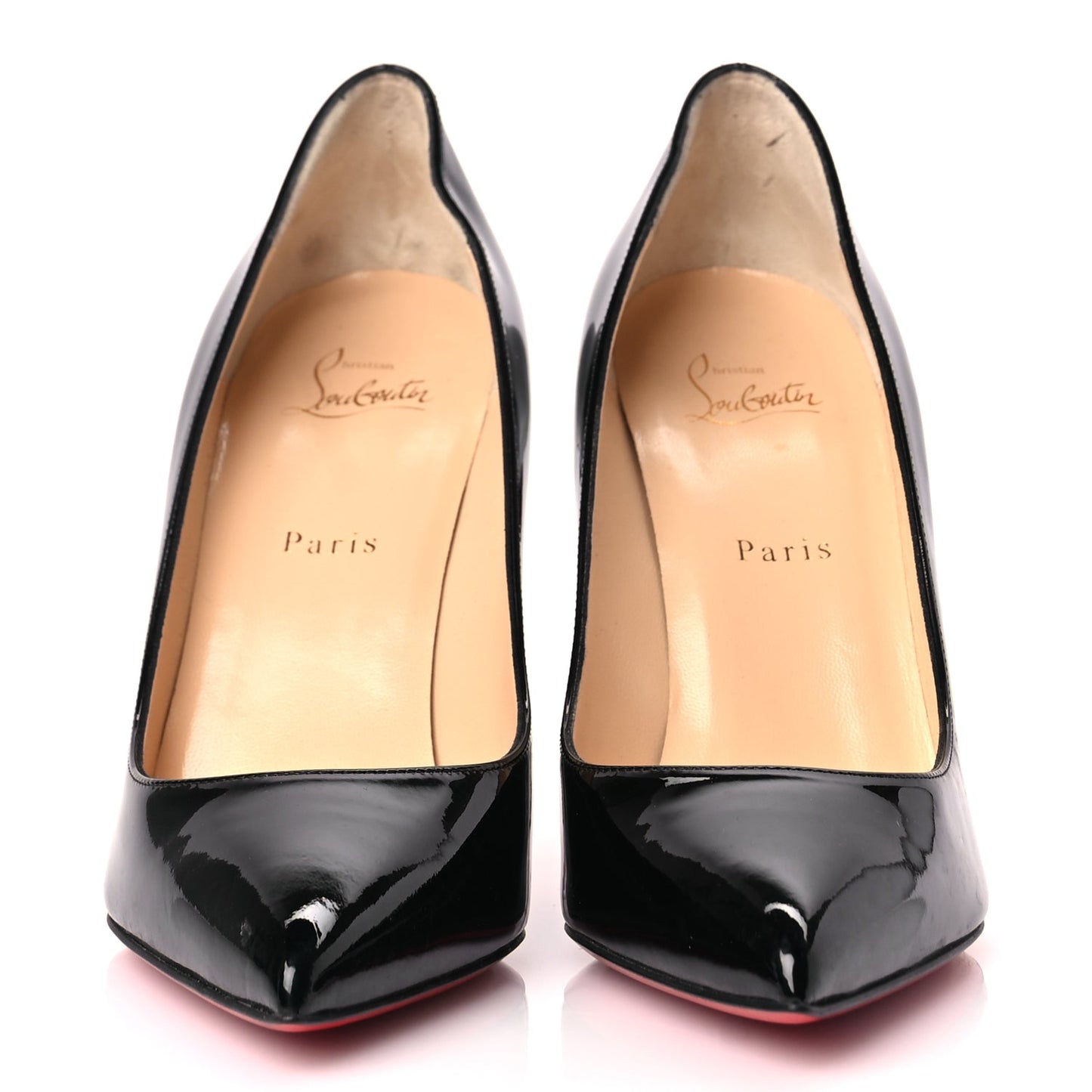 Christian Louboutin Patent Pigalle 100 Pumps 40.5 Black