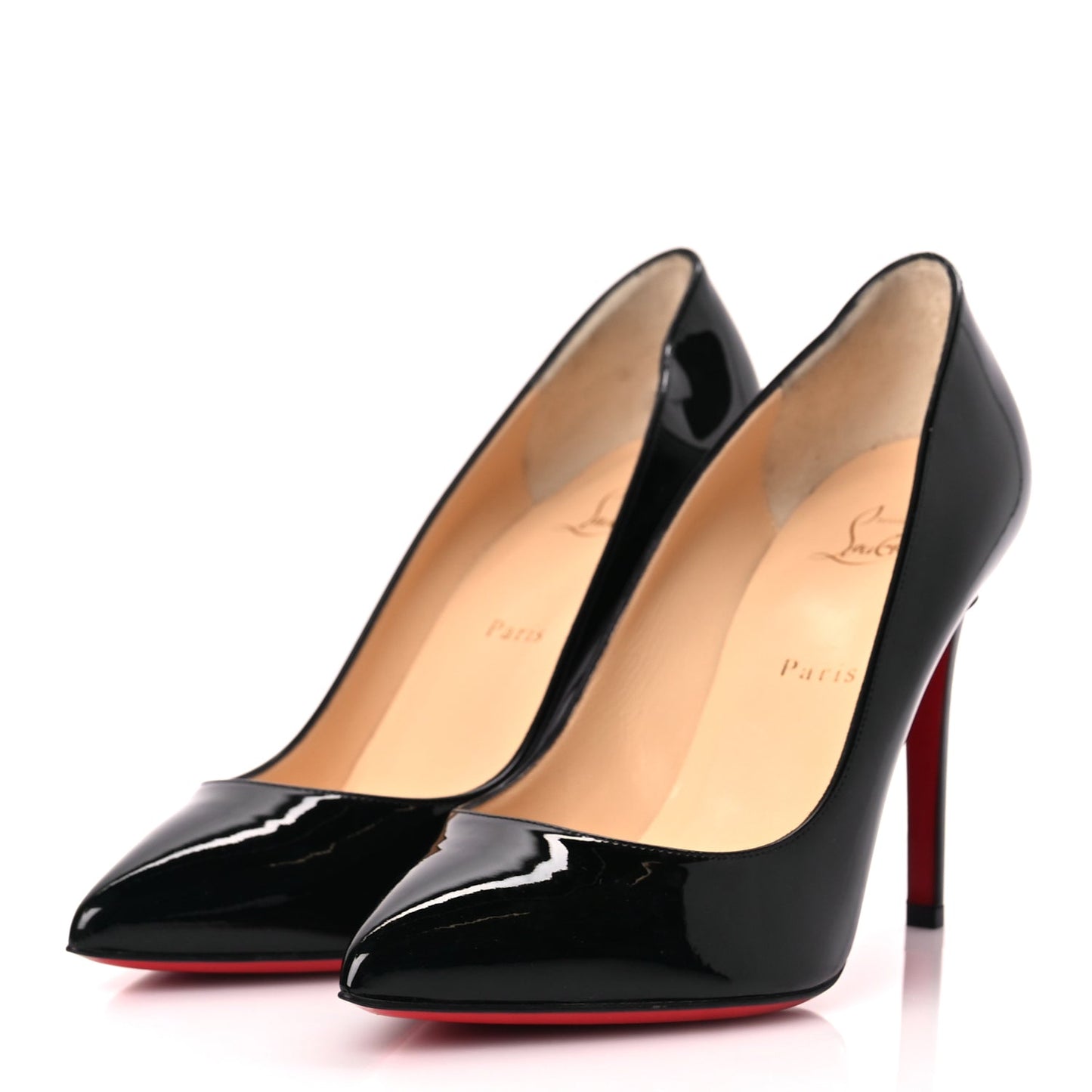 Christian Louboutin Patent Pigalle 100 Pumps 40.5 Black