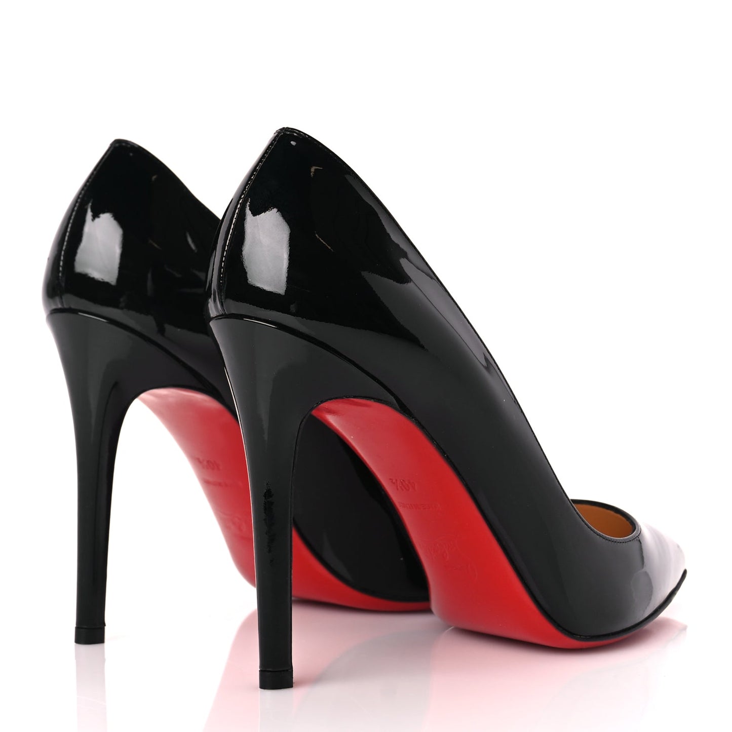 Christian Louboutin Patent Pigalle 100 Pumps 40.5 Black