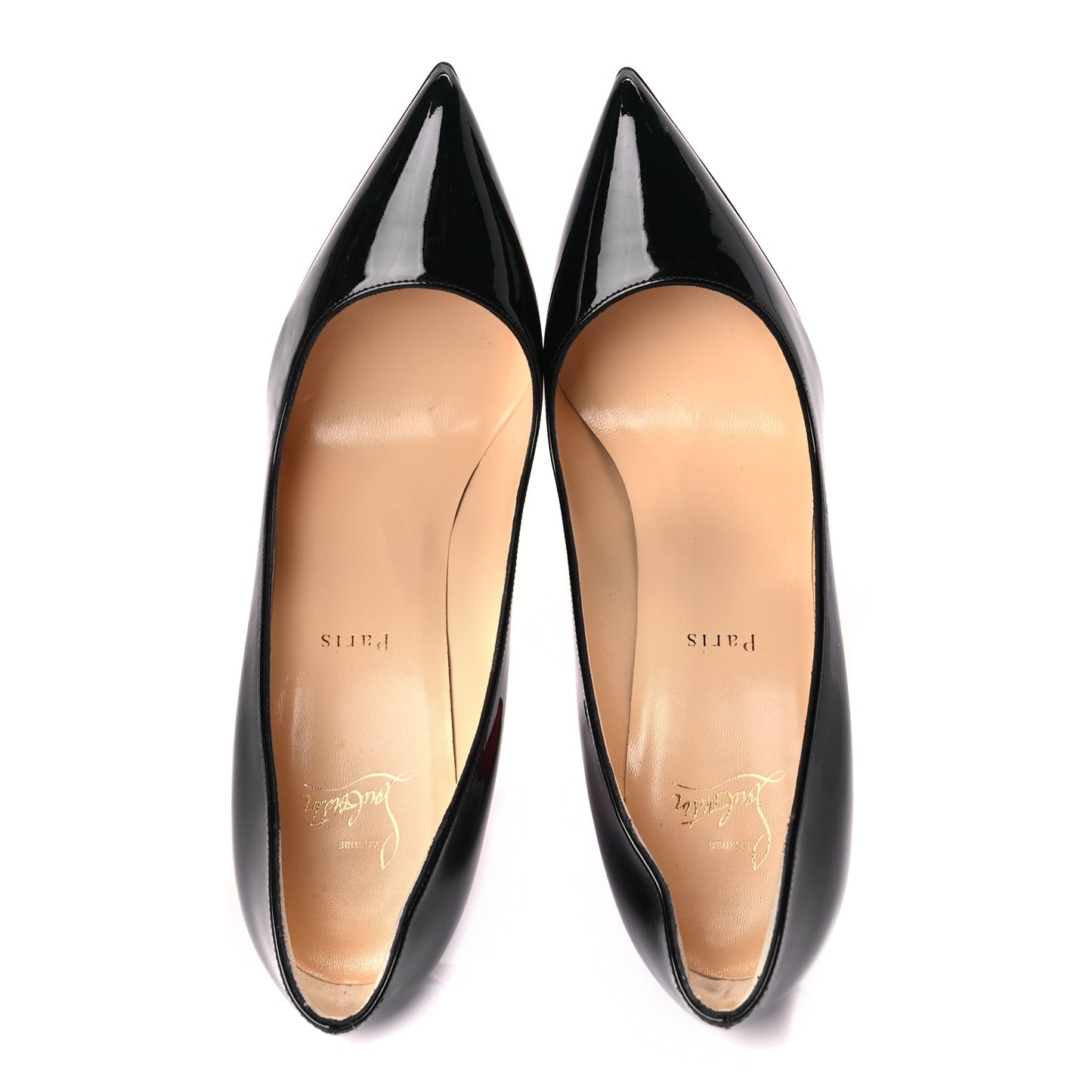 Christian Louboutin Patent Pigalle 100 Pumps 40.5 Black