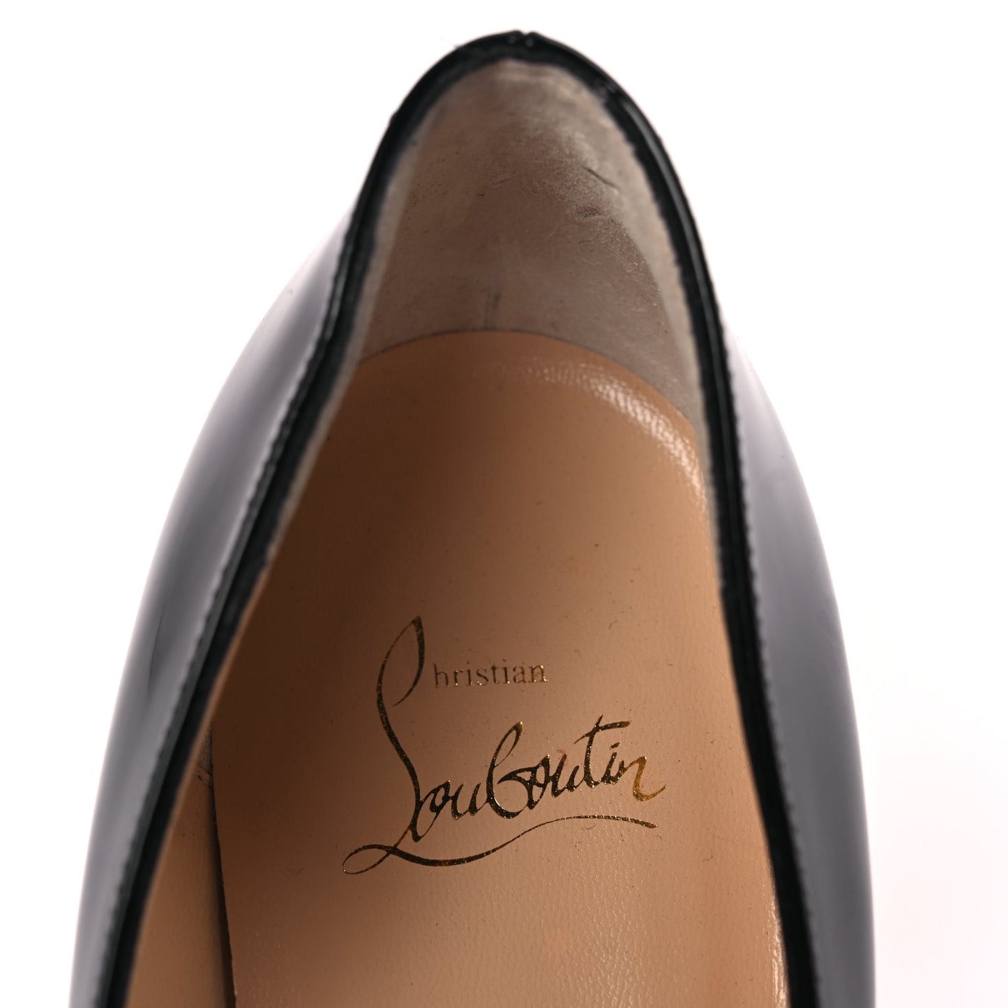 Christian Louboutin Patent Pigalle 100 Pumps 40.5 Black