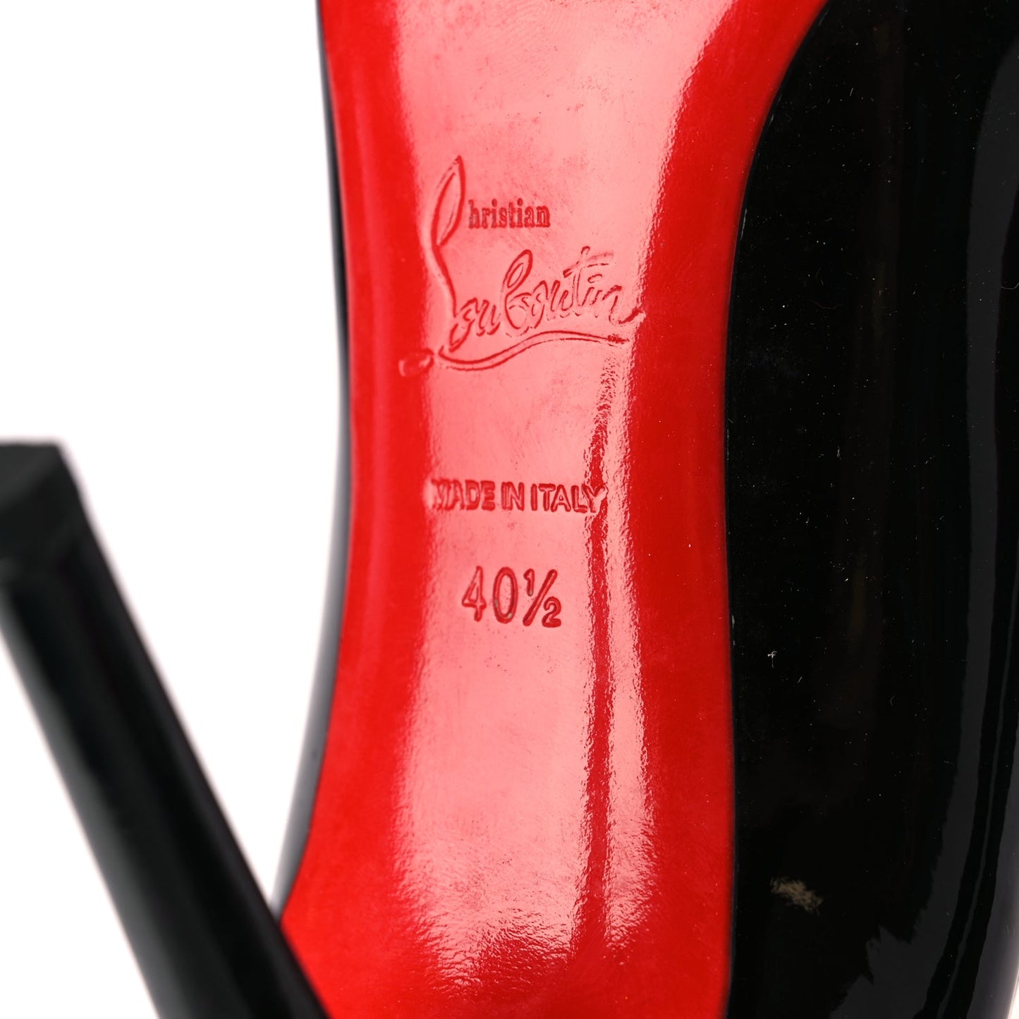 Christian Louboutin Patent Pigalle 100 Pumps 40.5 Black