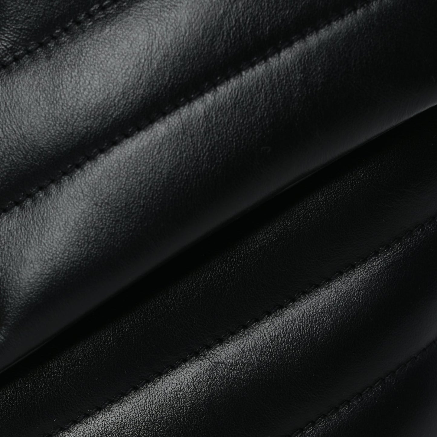 Saint Laurent Calfskin Y Quilted Monogram Small Loulou Chain Satchel Black