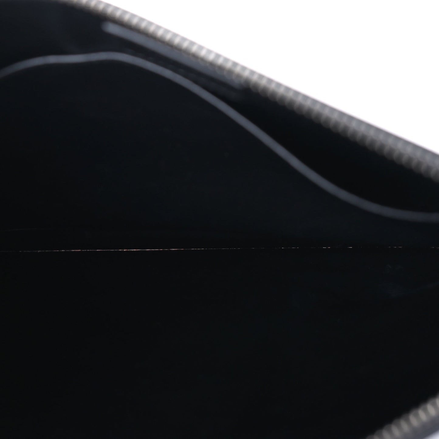 Givenchy Calfskin Paris Print Medium Cosmetic Pouch  Black