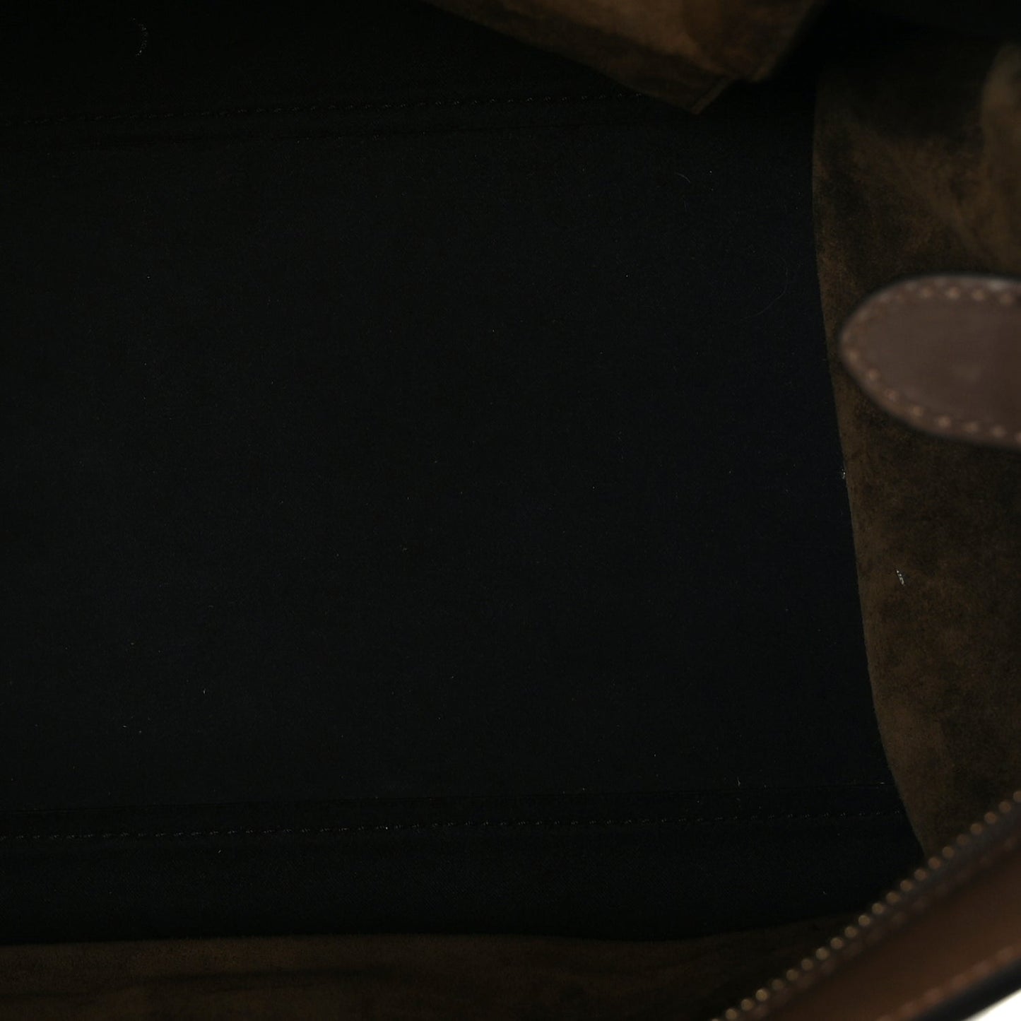 Celine Smooth Calfskin Suede Medium Trapeze  Moss Green