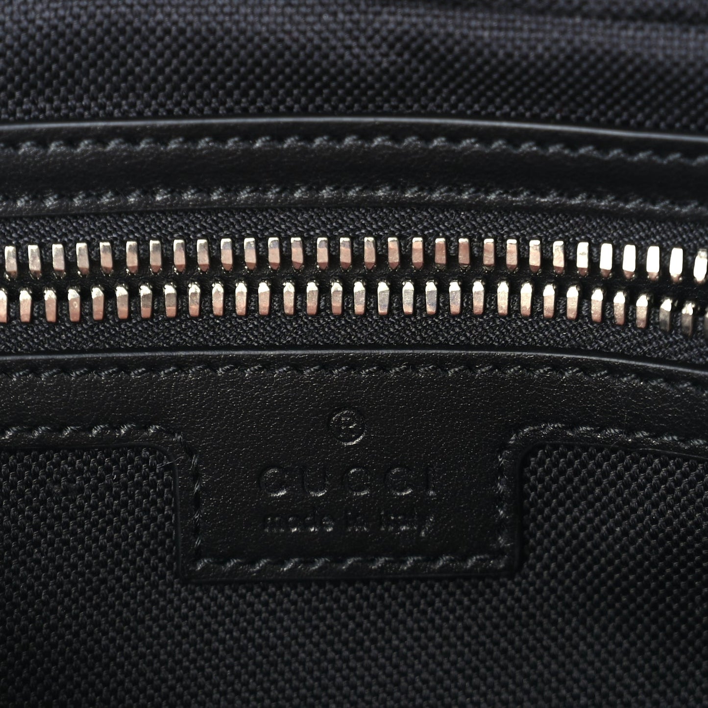 Gucci Soft GG Supreme Monogram Web Belt Bag Black Grey