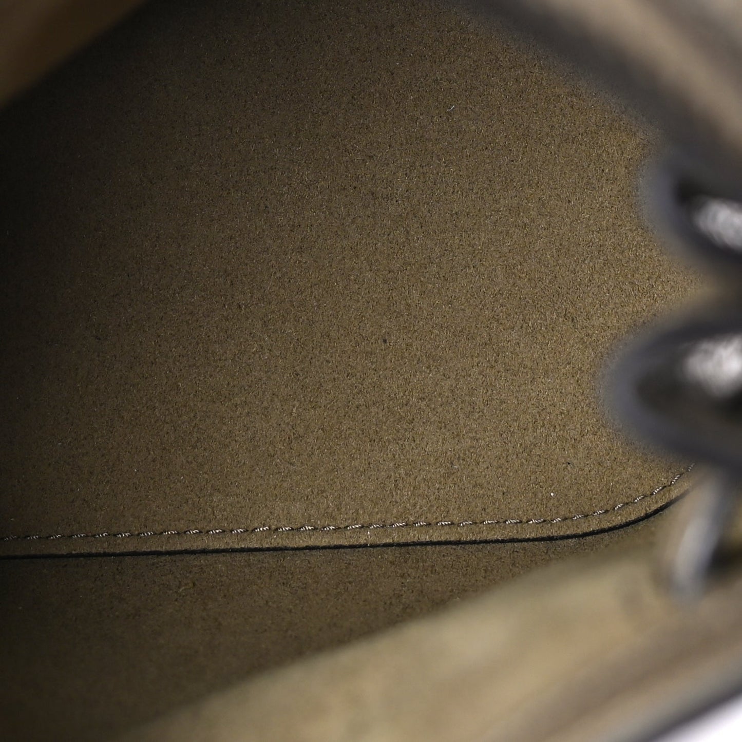 Mulberry Grained Calfskin Islington Bucket Bag  Linen Green