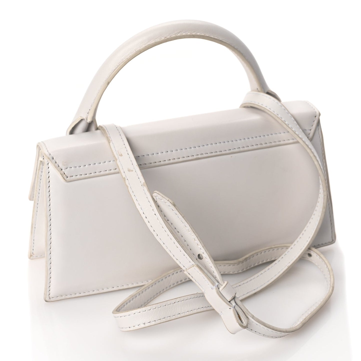 Jacquemus Smooth Calfskin Le Chiquito Long White