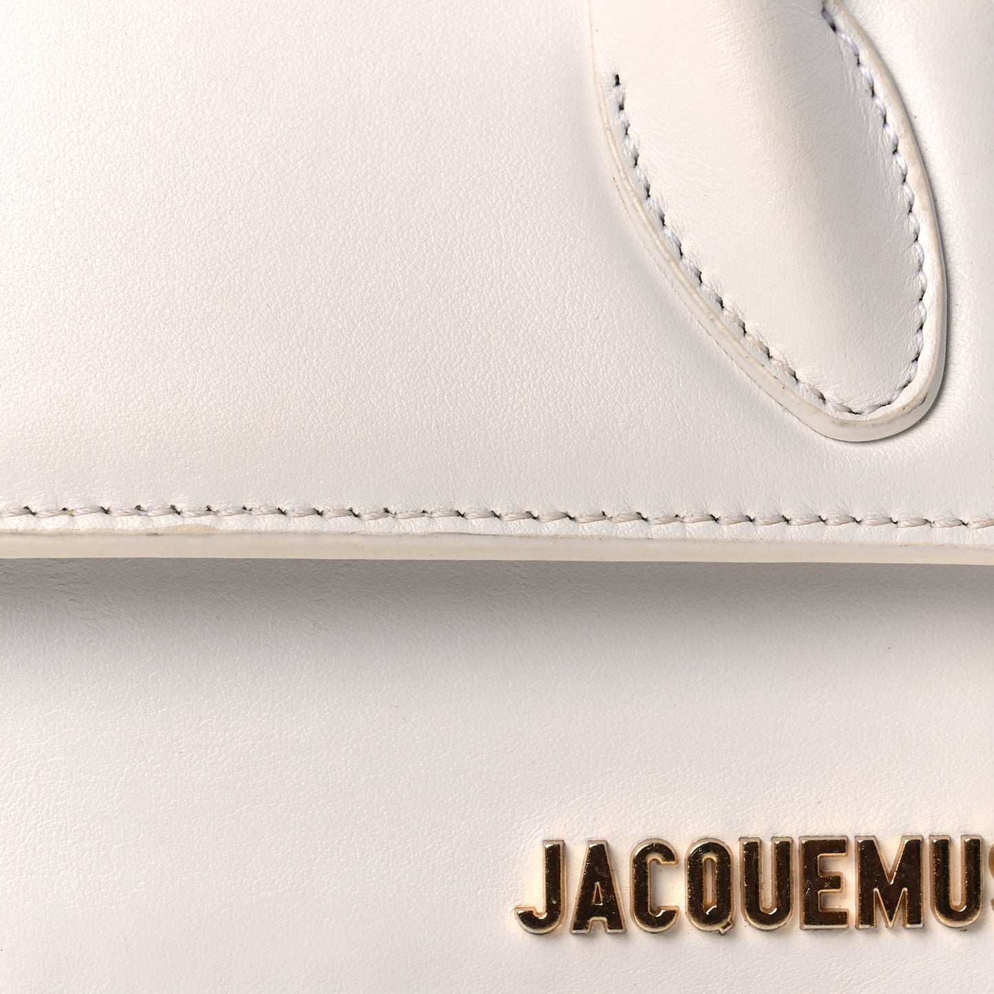 Jacquemus Smooth Calfskin Le Chiquito Long White