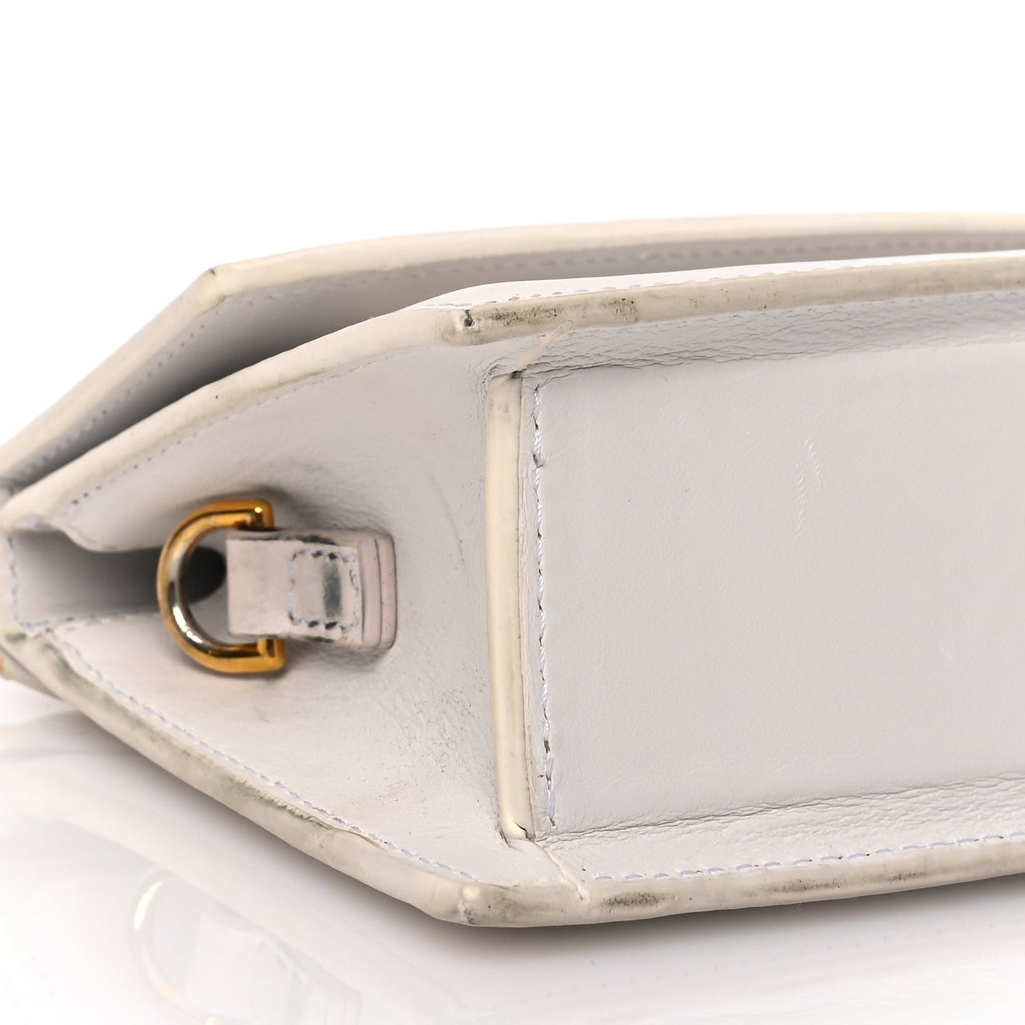 Jacquemus Smooth Calfskin Le Chiquito Long White