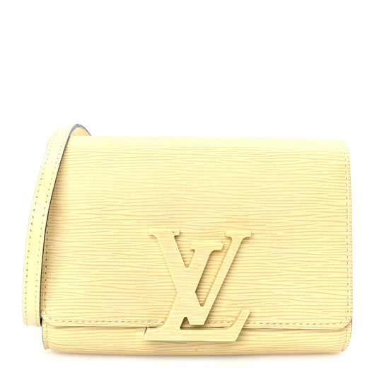 Louis Vuitton Epi Louise PM Jaune Plume Jaune Plum