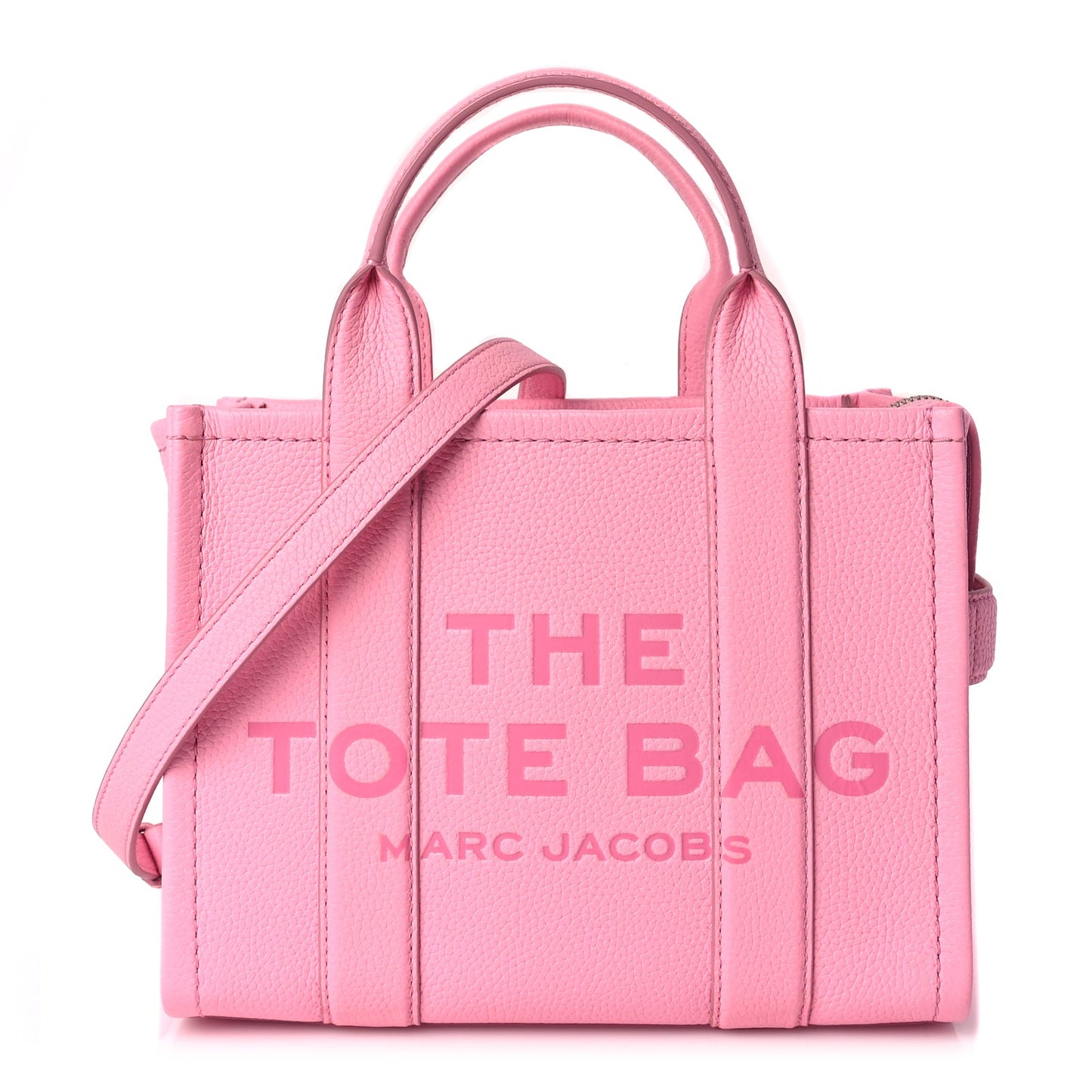 Marc Jacobs Grained Calfskin Small The Tote Bag Fluro Candy